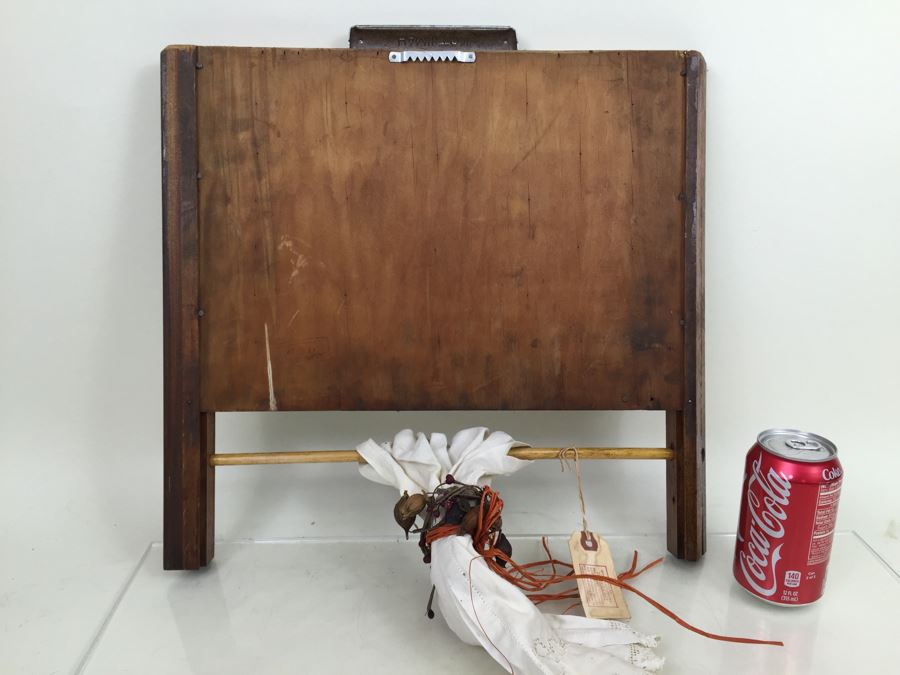 Vintage Printer Tray Converted To Towel Rack [Photo 6]