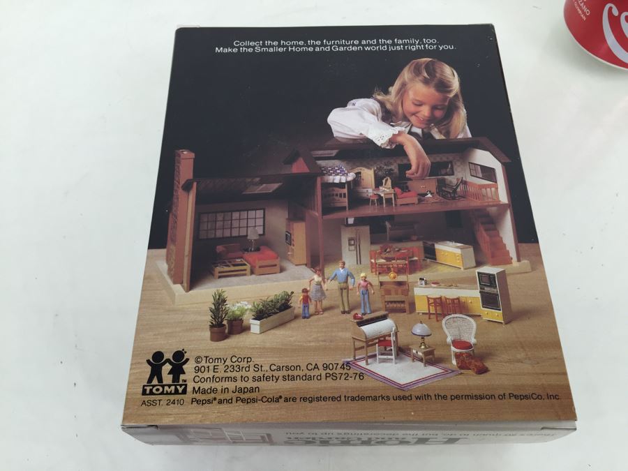 Smaller Homes And Garden Roll Top Desk With Chair And Phone TOMY 2410 New In Box Vintage [Photo 7]