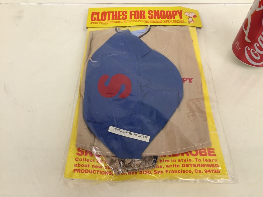 Vintage Clothes For SNOOPY Plush Dog Baseball Uniform Outfit New In Packaging [Photo 3]