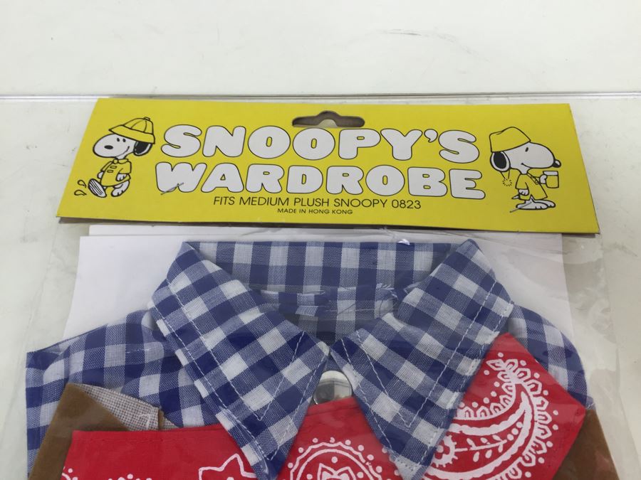 Vintage Clothes For SNOOPY Plush Dog Wild West Cowboy Outfit New In Packaging [Photo 6]