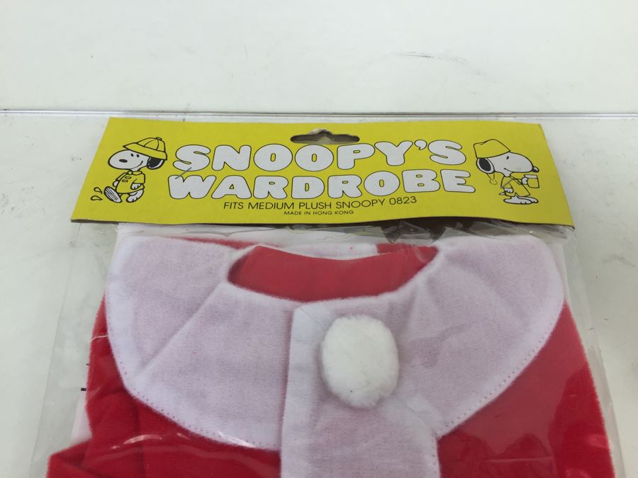 Vintage Clothes For SNOOPY Plush Dog Santa Claus Outfit New In Packaging [Photo 6]