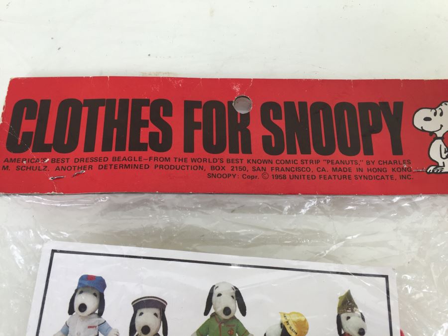Vintage Clothes For SNOOPY Plush Dog SNOOPY For President Shirt Outfit New In Packaging [Photo 5]