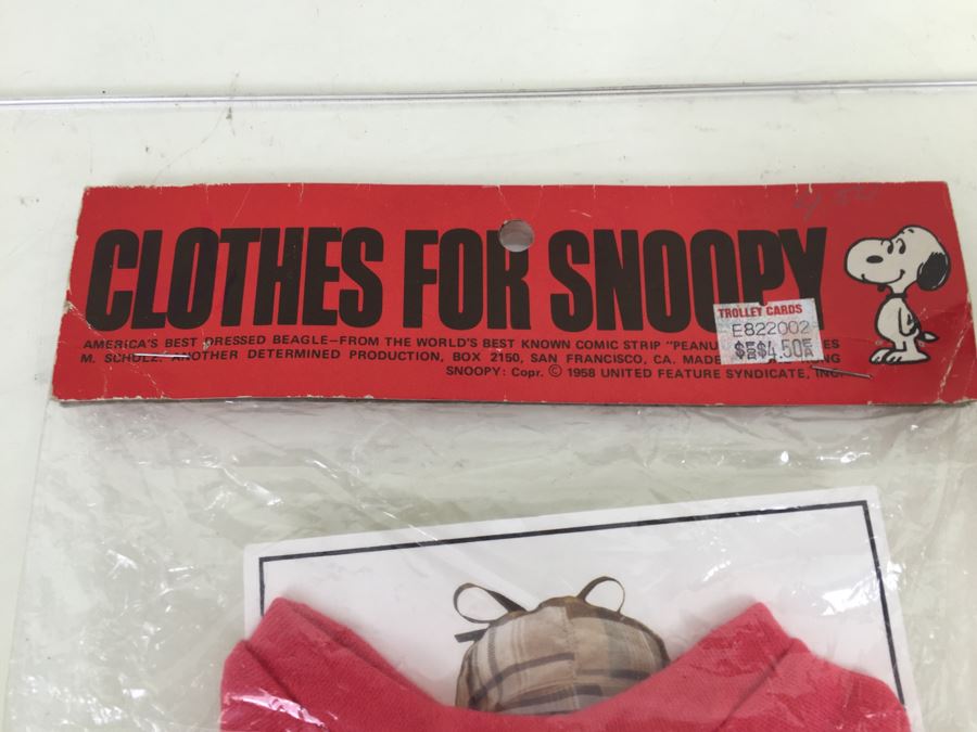 Vintage Clothes For SNOOPY Plush Dog SNOOPY For President Shirt Outfit New In Packaging [Photo 7]