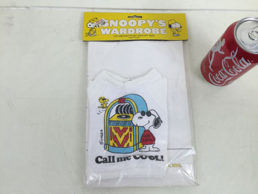Vintage Clothes For SNOOPY Plush Dog 'Call Me COOL!' Outfit New In Packaging [Photo 2]