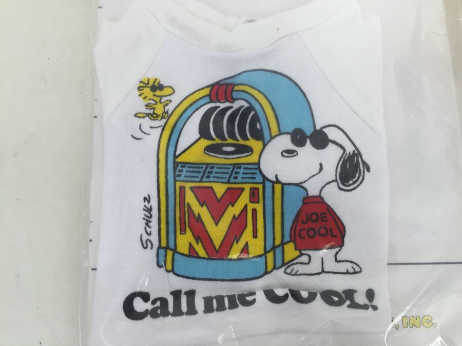 Vintage Clothes For SNOOPY Plush Dog 'Call Me COOL!' Outfit New In Packaging [Photo 8]