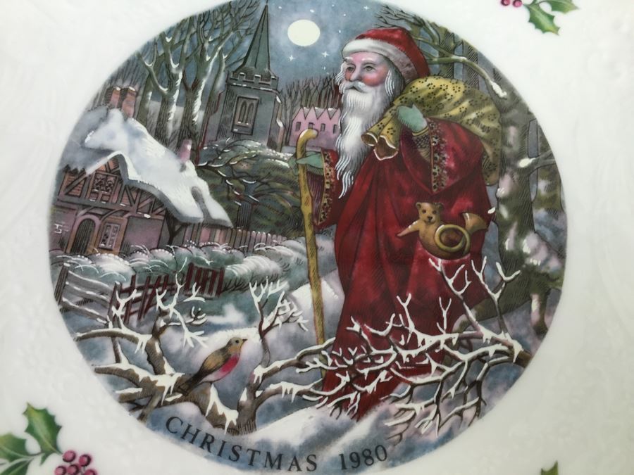 (9) Vintage Royal Doulton Tableware Collectible Christmas Plates With Original Boxes 1977-1982 [Photo 20]