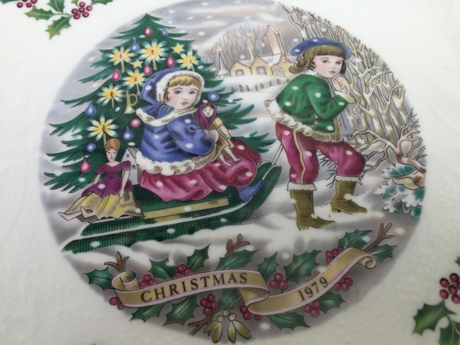 (9) Vintage Royal Doulton Tableware Collectible Christmas Plates With Original Boxes 1977-1982 [Photo 16]