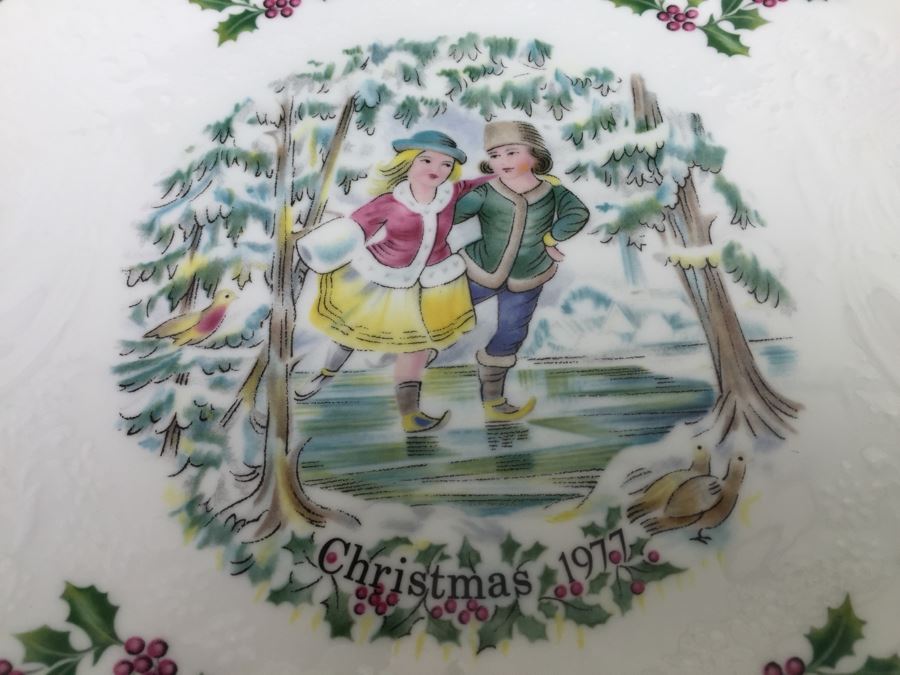 (9) Vintage Royal Doulton Tableware Collectible Christmas Plates With Original Boxes 1977-1982 [Photo 12]
