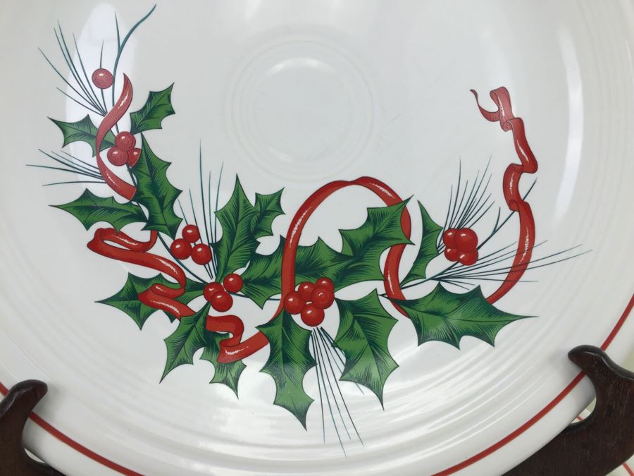 Set Of Homer Laughlin China Co Fiesta Christmas Plates [Photo 4]