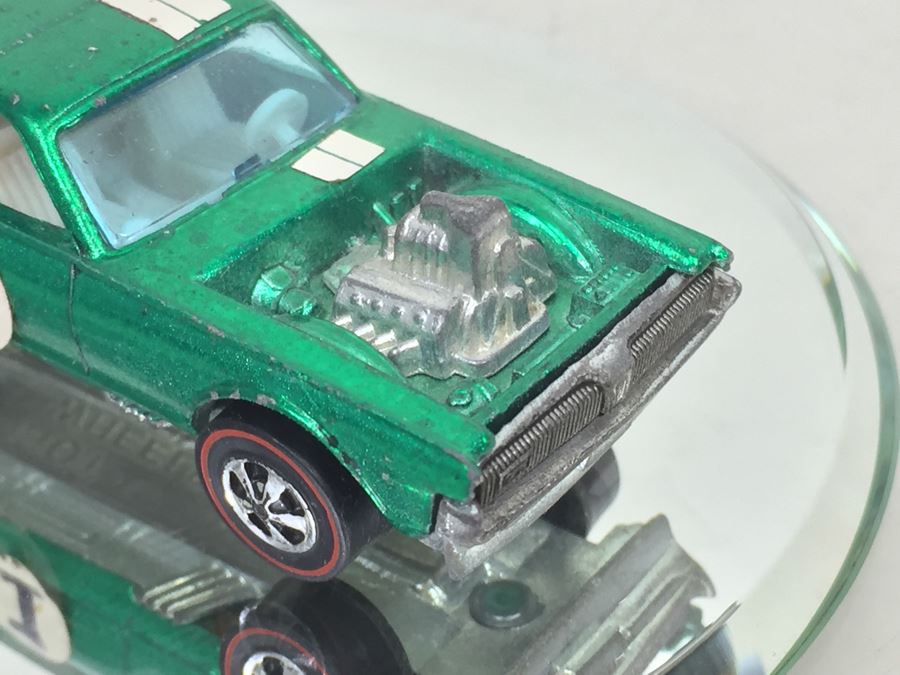 HOT WHEELS Redline 'Nitty Gritty Kitty' Green Vintage 1969 Mattel Hong Kong [Photo 4]