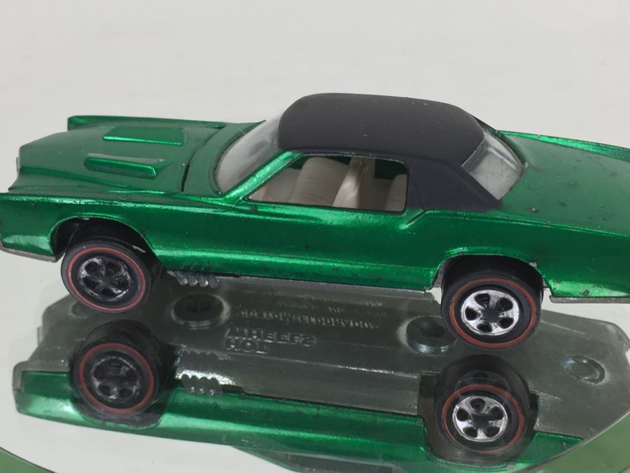 HOT WHEELS Redline 'Custom El Dorado' Green Vintage 1968 Mattel USA [Photo 5]
