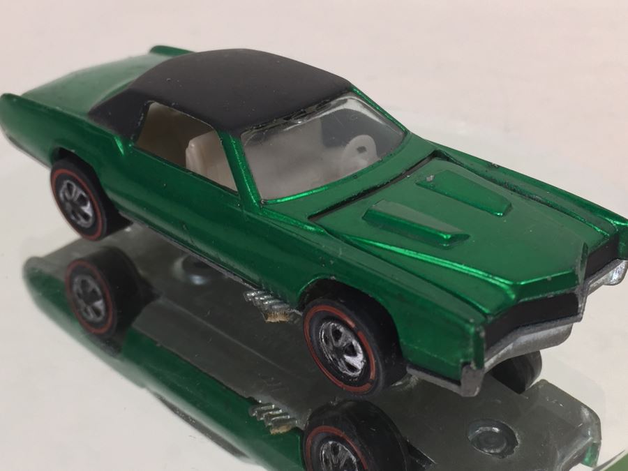 HOT WHEELS Redline 'Custom El Dorado' Green Vintage 1968 Mattel USA [Photo 2]