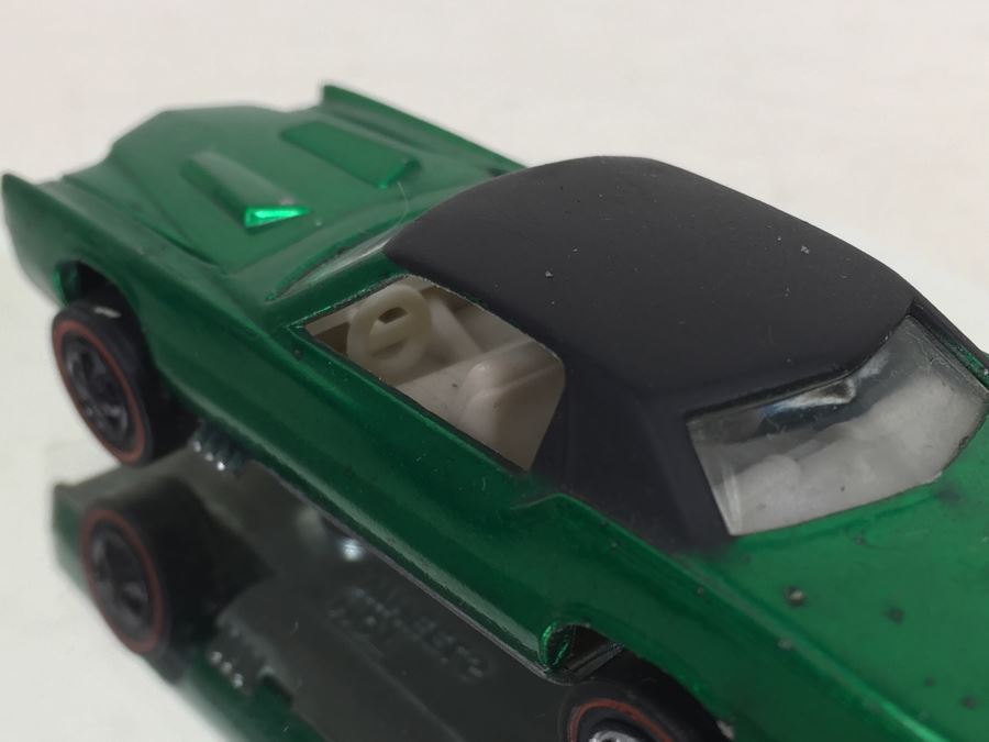 HOT WHEELS Redline 'Custom El Dorado' Green Vintage 1968 Mattel USA