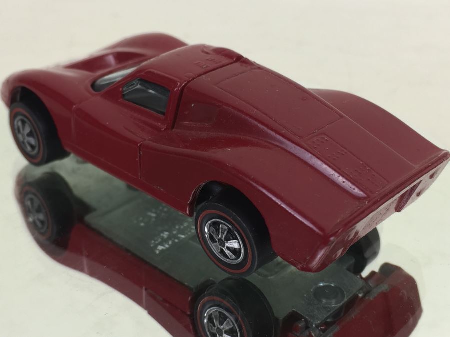 HOT WHEELS Redline 'Ford MK, IV' Red Vintage 1968 Mattel USA [Photo 9]