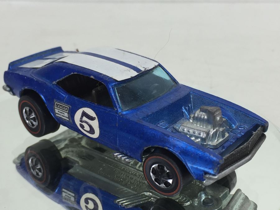 HOT WHEELS Redline 'Heavy Chevy' Blue Vintage 1969 Mattel Hong Kong