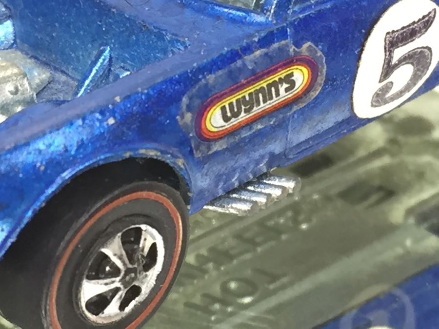 HOT WHEELS Redline 'Heavy Chevy' Blue Vintage 1969 Mattel Hong Kong [Photo 8]