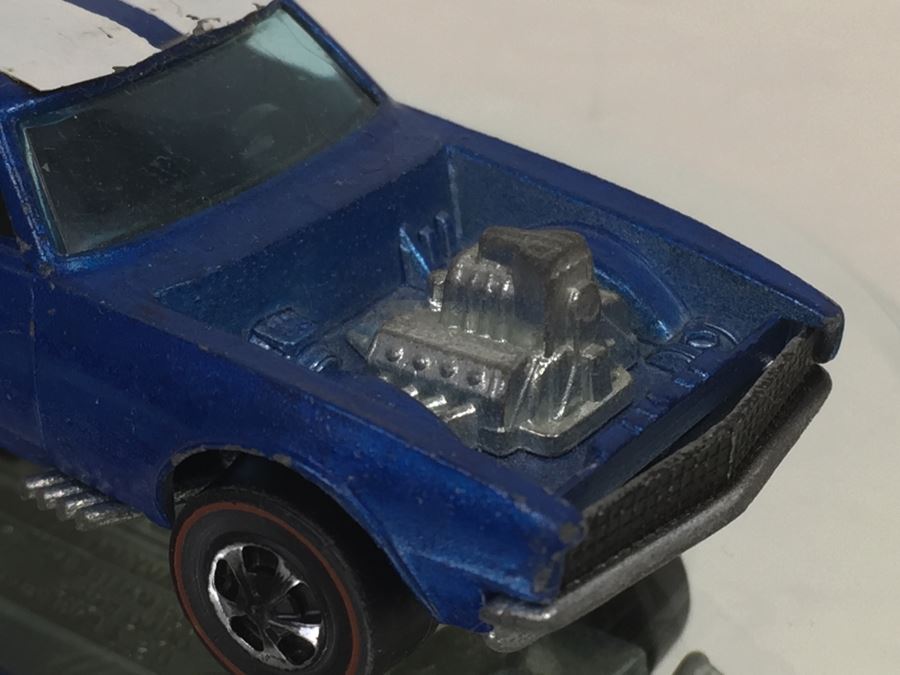 HOT WHEELS Redline 'Heavy Chevy' Blue Vintage 1969 Mattel Hong Kong [Photo 5]