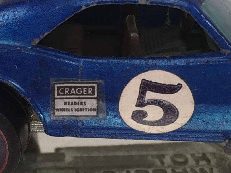 HOT WHEELS Redline 'Heavy Chevy' Blue Vintage 1969 Mattel Hong Kong [Photo 4]