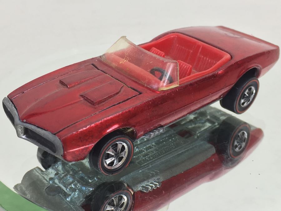 HOT WHEELS Redline 'Custom Firebird' Red Vintage 1967 Mattel US [Photo 5]