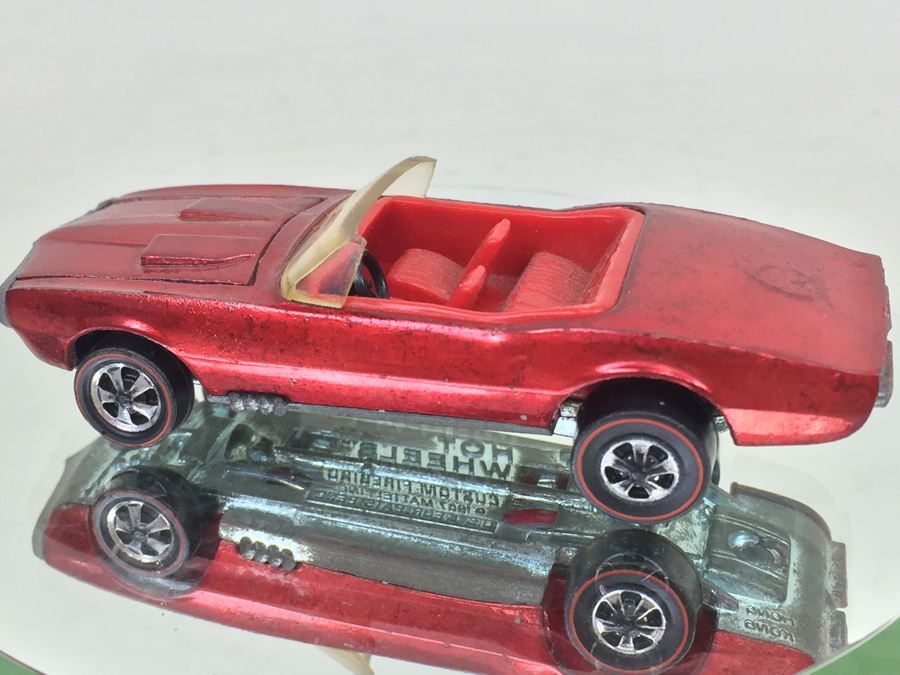 HOT WHEELS Redline 'Custom Firebird' Red Vintage 1967 Mattel US [Photo 6]