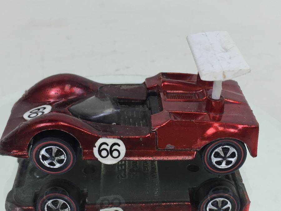 HOT WHEELS Redline 'Chaparral 2G' Red Vintage 1968 Mattel USA [Photo 7]