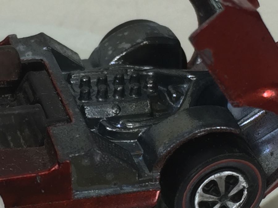 HOT WHEELS Redline 'Chaparral 2G' Red Vintage 1968 Mattel USA [Photo 8]