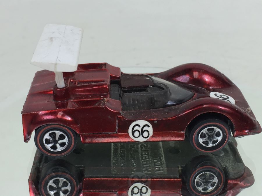 HOT WHEELS Redline 'Chaparral 2G' Red Vintage 1968 Mattel USA [Photo 4]