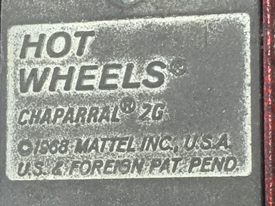 HOT WHEELS Redline 'Chaparral 2G' Red Vintage 1968 Mattel USA [Photo 3]