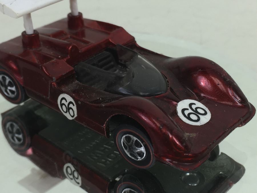 HOT WHEELS Redline 'Chaparral 2G' Red Vintage 1968 Mattel USA [Photo 5]