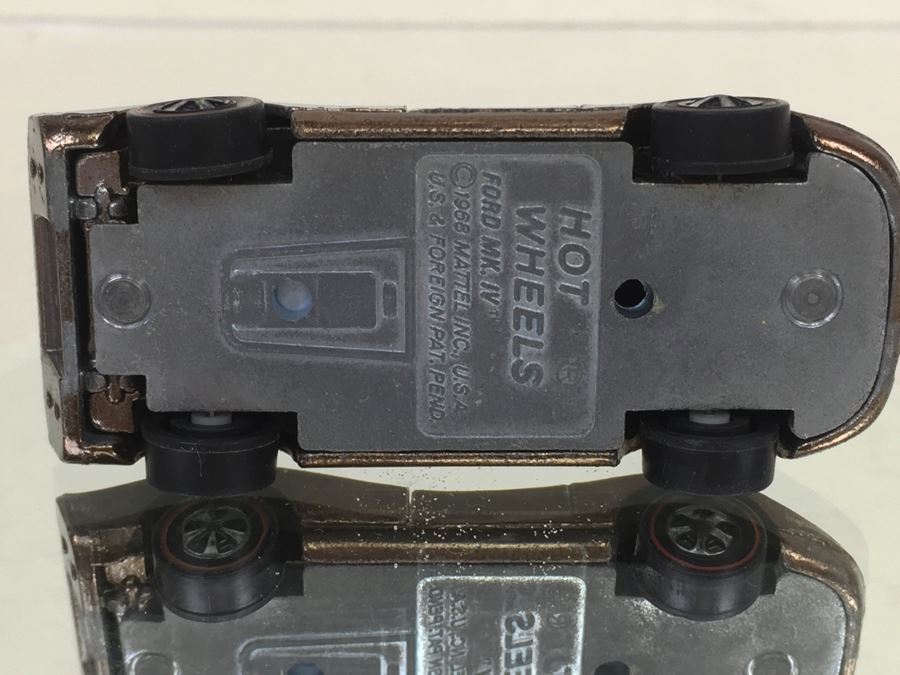 HOT WHEELS Redline 'Ford MK, IV' Brown Vintage 1968 Mattel USA [Photo 12]