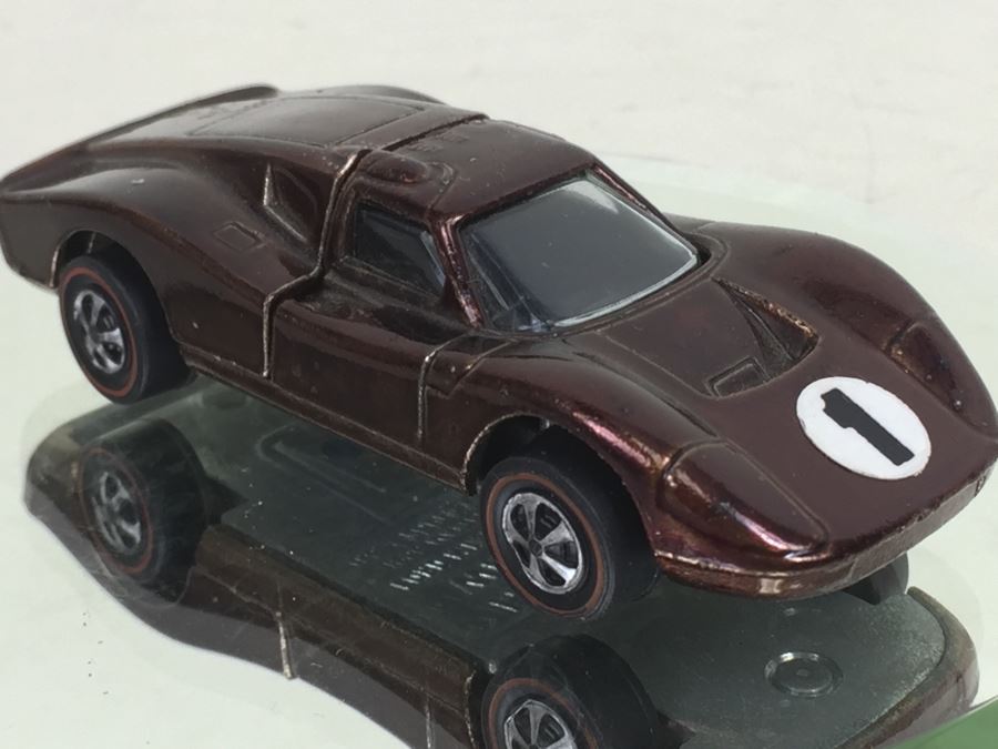 HOT WHEELS Redline 'Ford MK, IV' Brown Vintage 1968 Mattel USA [Photo 5]
