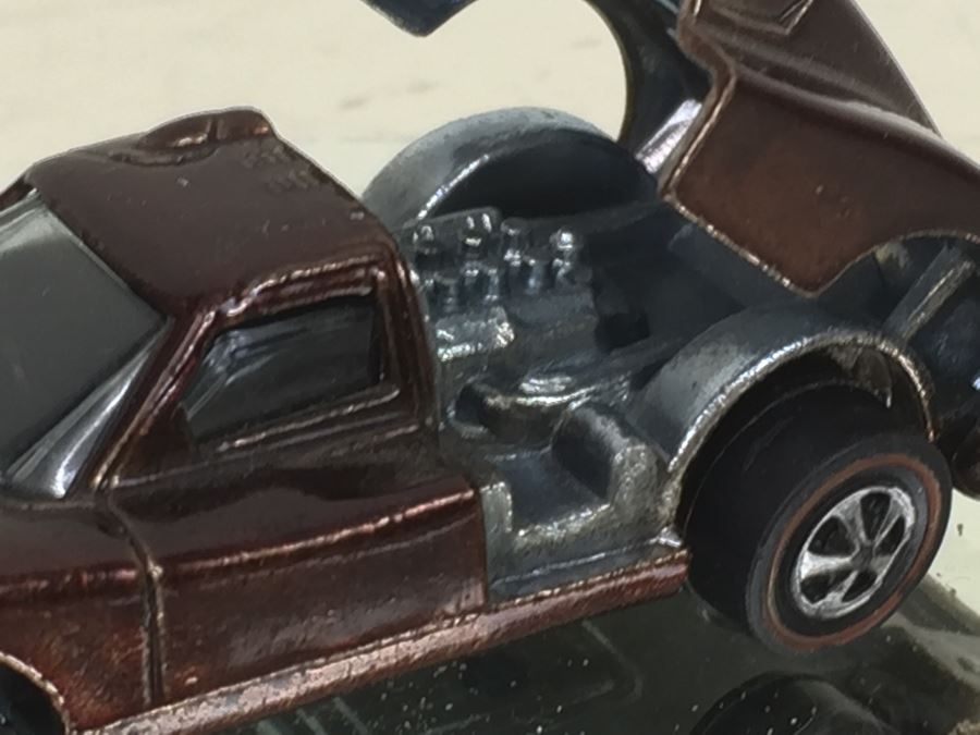 HOT WHEELS Redline 'Ford MK, IV' Brown Vintage 1968 Mattel USA [Photo 9]