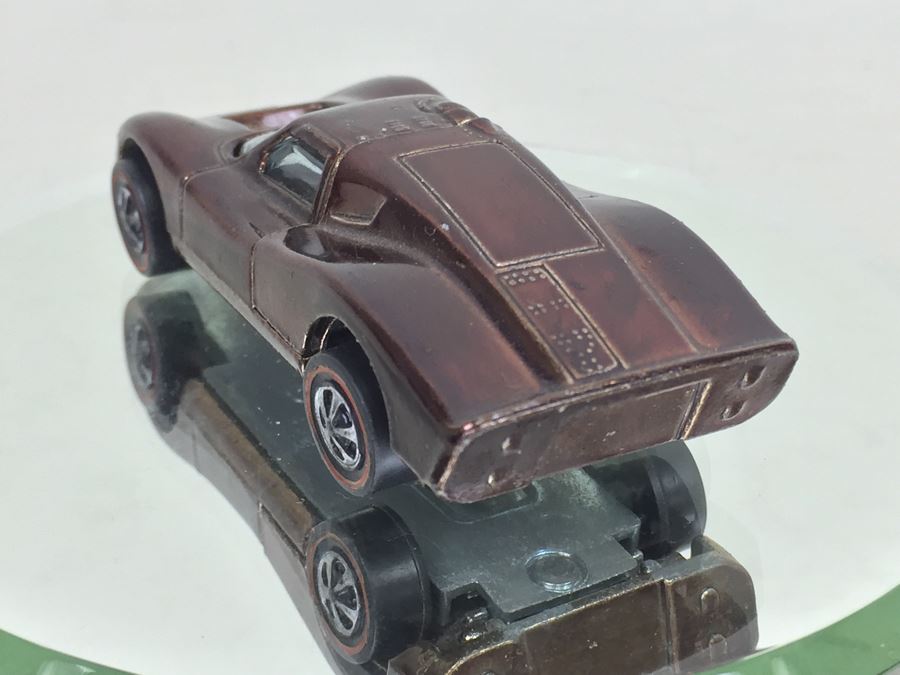 HOT WHEELS Redline 'Ford MK, IV' Brown Vintage 1968 Mattel USA [Photo 10]