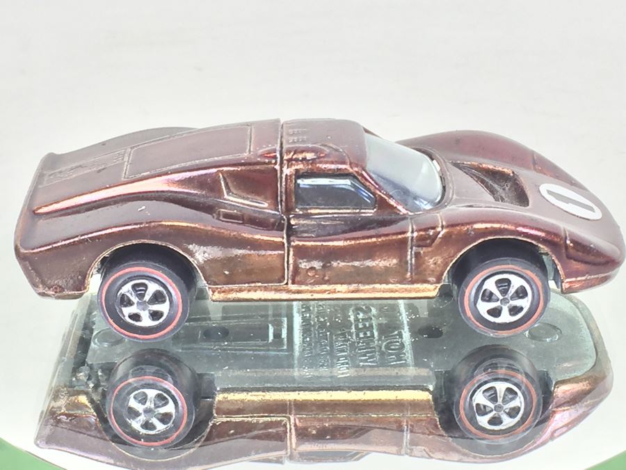 HOT WHEELS Redline 'Ford MK, IV' Brown Vintage 1968 Mattel USA [Photo 4]