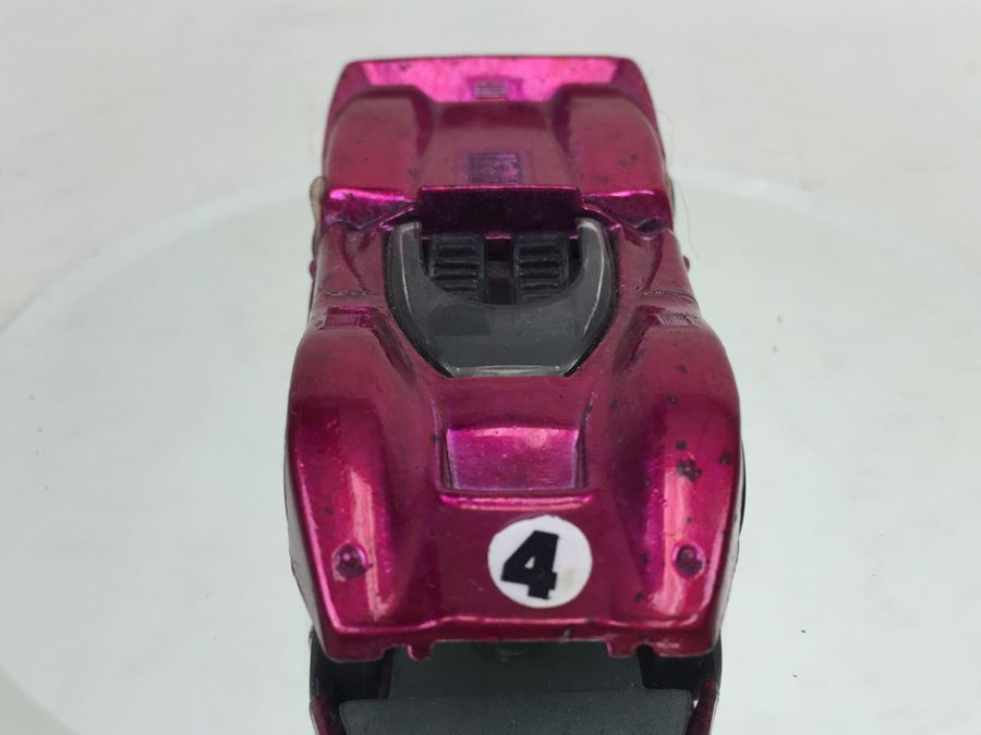HOT WHEELS Redline 'McLaren M6A' Hot Pink Vintage 1968 Mattel USA [Photo 4]