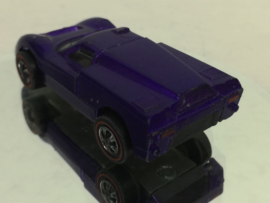 HOT WHEELS Redline 'Ford J-Car' Purple Vintage 1967 Mattel USA