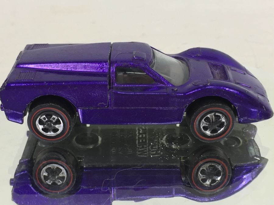 HOT WHEELS Redline 'Ford J-Car' Purple Vintage 1967 Mattel USA