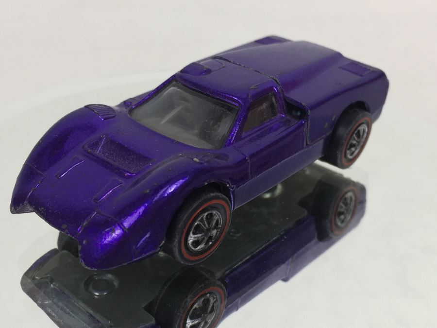 HOT WHEELS Redline 'Ford J-Car' Purple Vintage 1967 Mattel USA [Photo 7]