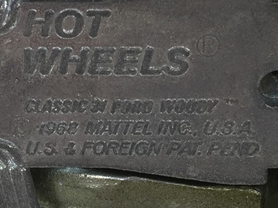HOT WHEELS Redline 'Classic 31 Ford Woody' Green Vintage 1968 Mattel USA [Photo 3]