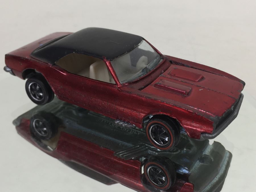 HOT WHEELS Redline 'Custom Camaro' Red Vintage 1967 Mattel USA [Photo 2]