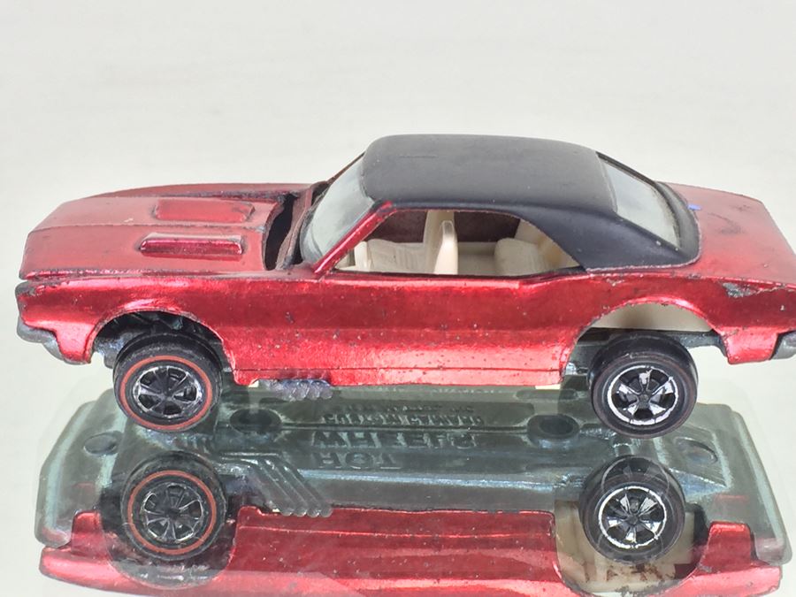 HOT WHEELS Redline 'Custom Camaro' Red Vintage 1967 Mattel USA [Photo 8]