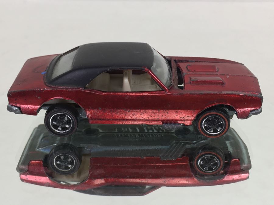 HOT WHEELS Redline 'Custom Camaro' Red Vintage 1967 Mattel USA [Photo 1]