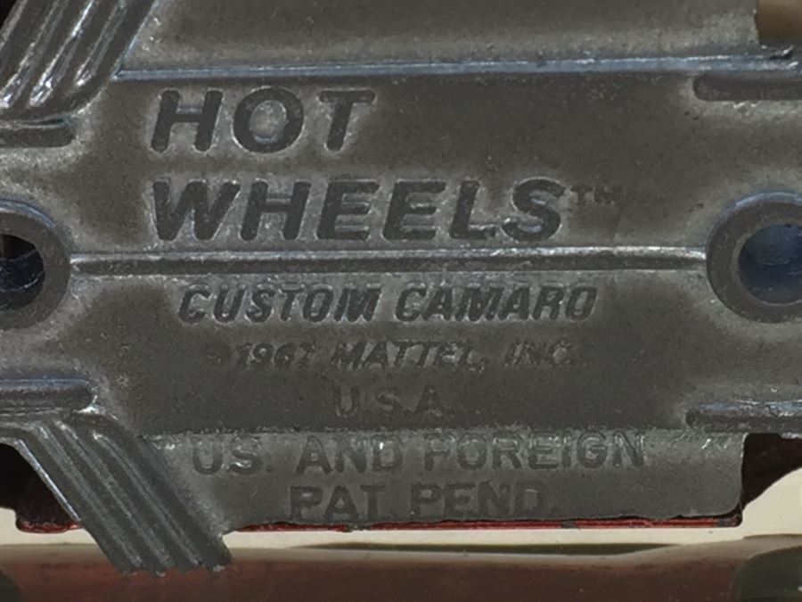 HOT WHEELS Redline 'Custom Camaro' Red Vintage 1967 Mattel USA [Photo 3]