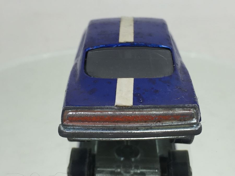 HOT WHEELS Redline 'Custom Barracuda' Blue Vintage 1967 Mattel USA [Photo 10]