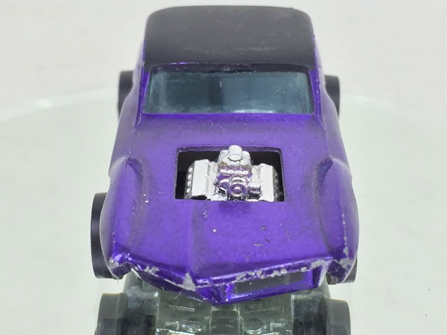 HOT WHEELS Redline 'Python' Purple Vintage 1967 Mattel Hong Kong [Photo 5]