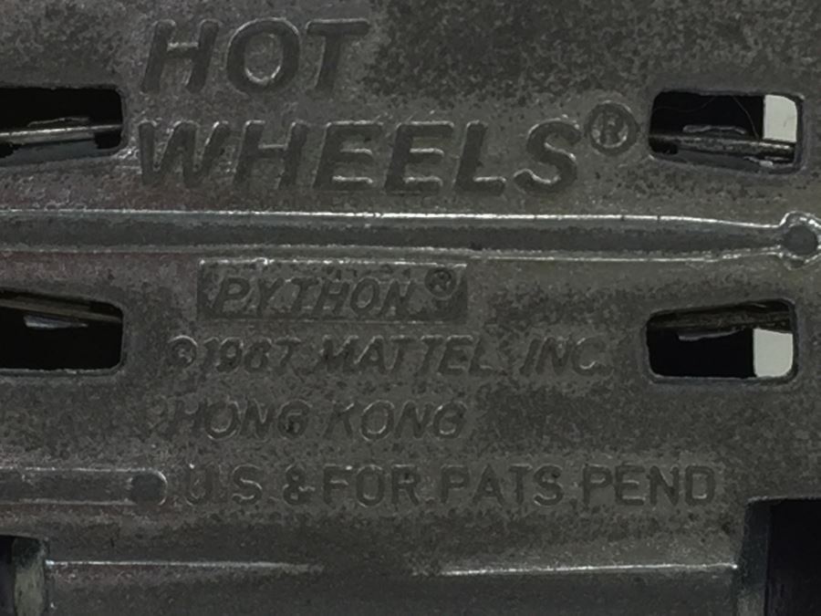 HOT WHEELS Redline 'Python' Purple Vintage 1967 Mattel Hong Kong [Photo 3]