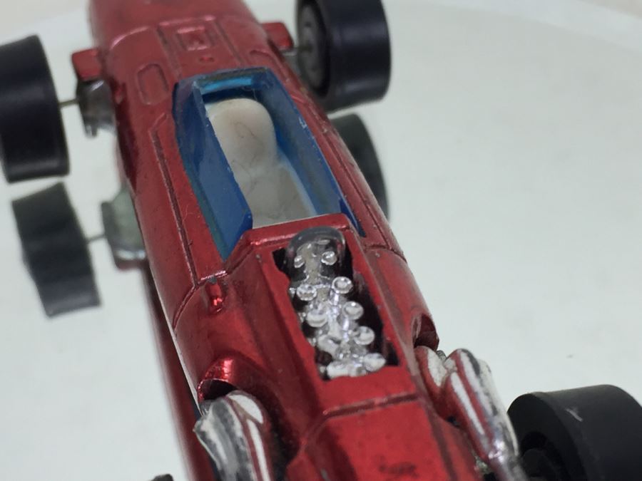 HOT WHEELS Redline 'Indy EAGLE' Red Vintage 1969 Mattel Hong Kong [Photo 10]