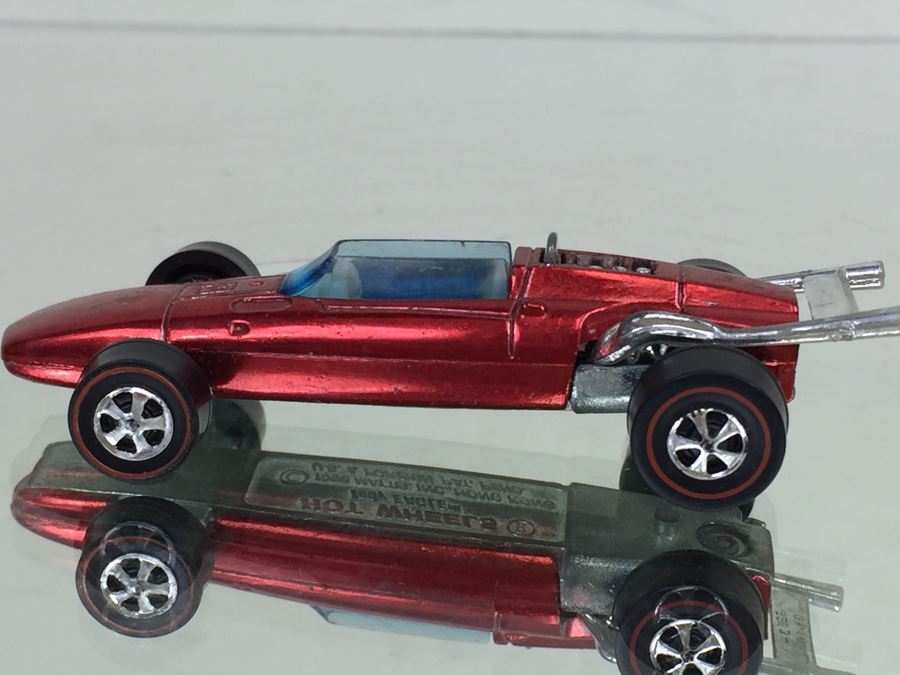 HOT WHEELS Redline 'Indy EAGLE' Red Vintage 1969 Mattel Hong Kong [Photo 7]