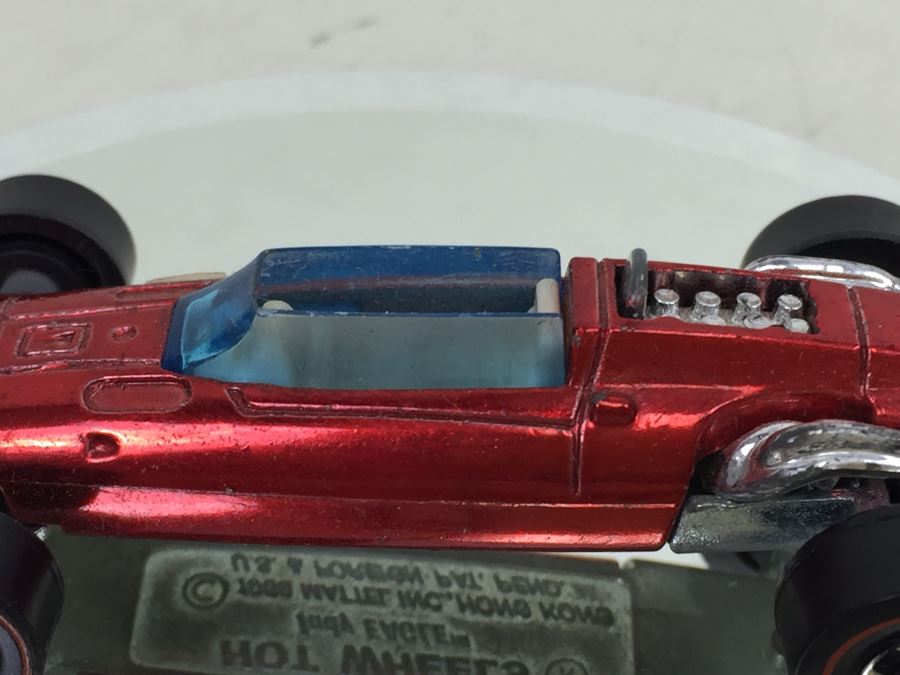 HOT WHEELS Redline 'Indy EAGLE' Red Vintage 1969 Mattel Hong Kong [Photo 8]