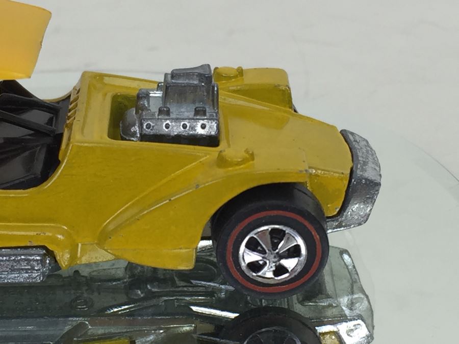 HOT WHEELS Redline 'ICE T' Yellow Vintage 1969 Mattel Hong Kong [Photo 5]